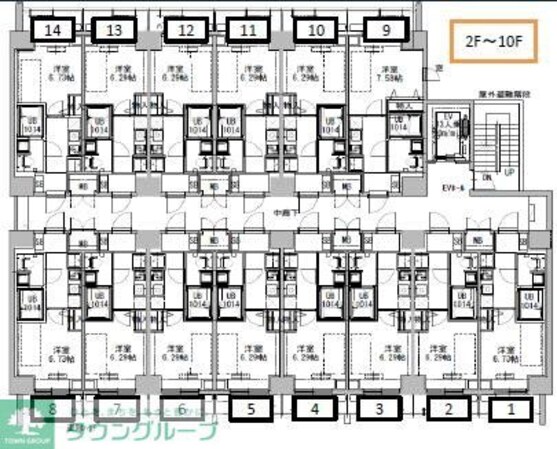 グランカーサさいたま新都心の物件間取画像
